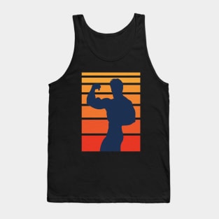 Vintage Body Builder Silhouette Tank Top